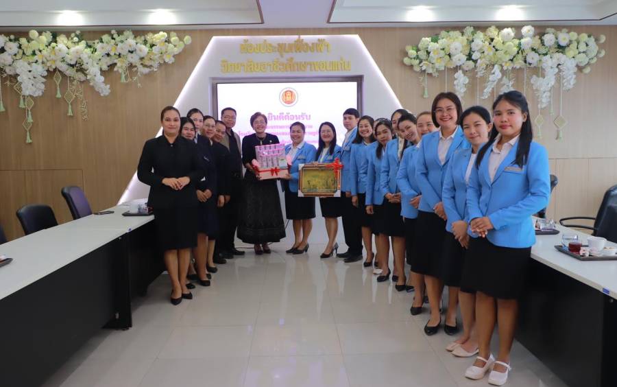 การต้อนรับคณะศึกษาดูงานจาก โรงเรียนชุมชนหนองสองห้องคุรุราษฎร์รังสรรค์