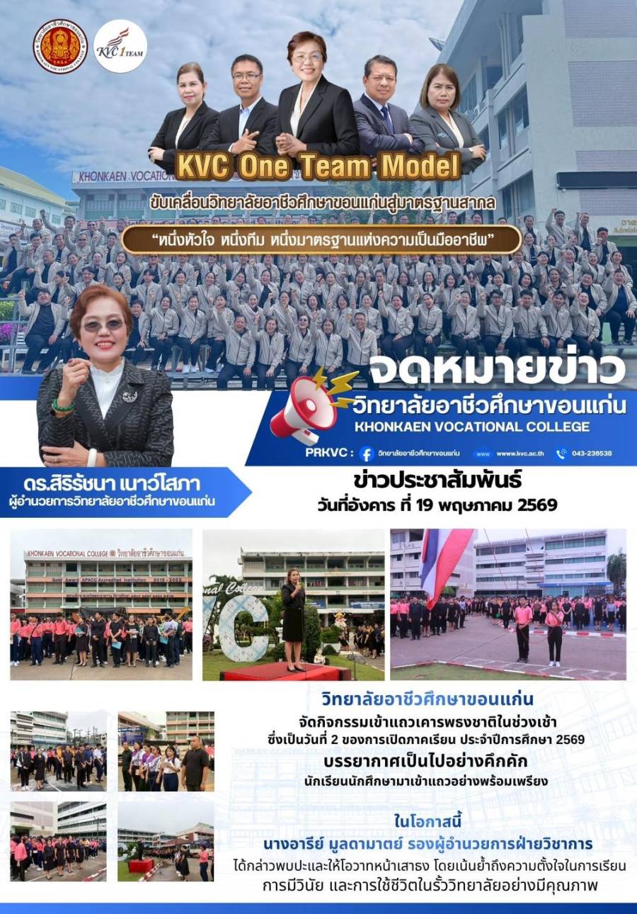 กิจกรรมเข้าแถวเคารพธงชาติในช่วงเช้า วันที่ 2 ของการเปิดภาคเรียน ประจำปีการศึกษา 2569 บรรยากาศเป็นไปอย่างคึกคัก